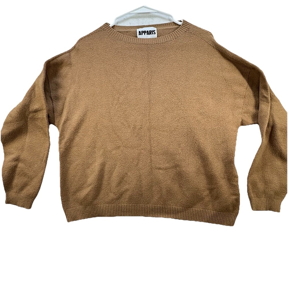 Apparis Made In Italy Sweater Women's Medium / Large‎ Boxey Oversized Brown